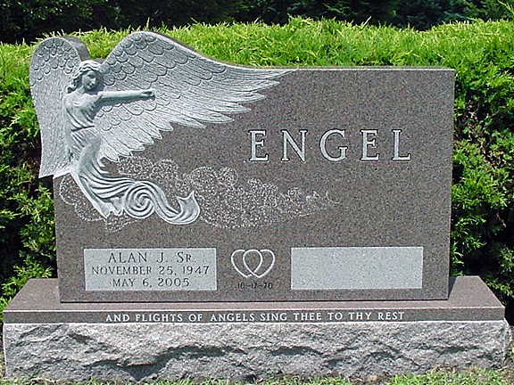 Headstone Angel Shelly MN 56581